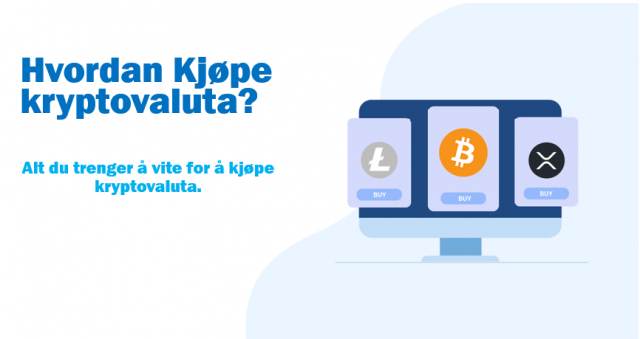 Illustrasjon av hvordan man kjøper kryptovaluta i 2026